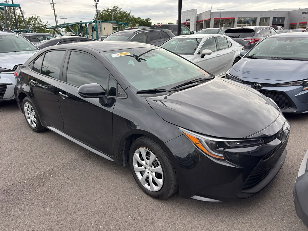 Used 2024 Midnight Black Metallic Toyota LE image 26