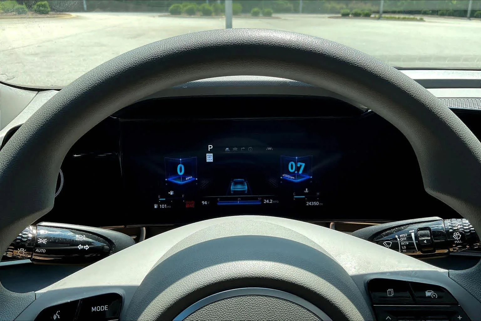 Used 2024 Intense Blue Hyundai SEL image 25