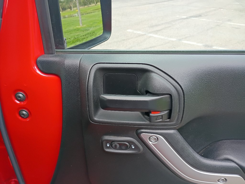 Used 2017 Firecracker Red Clearcoat Jeep Sahara image 10