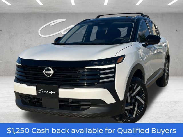 New 2027 Aspen White TriCoat / Super Black Two-tone Nissan SV image 1