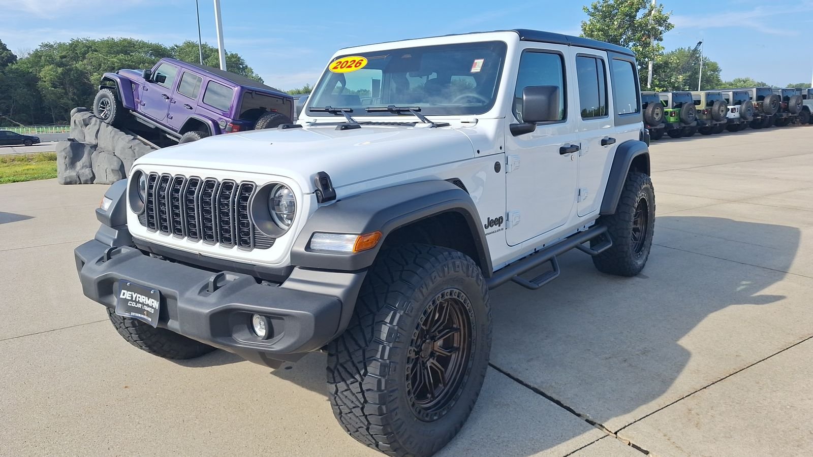 New 2026 Bright White Clearcoat Jeep Sport S image 8