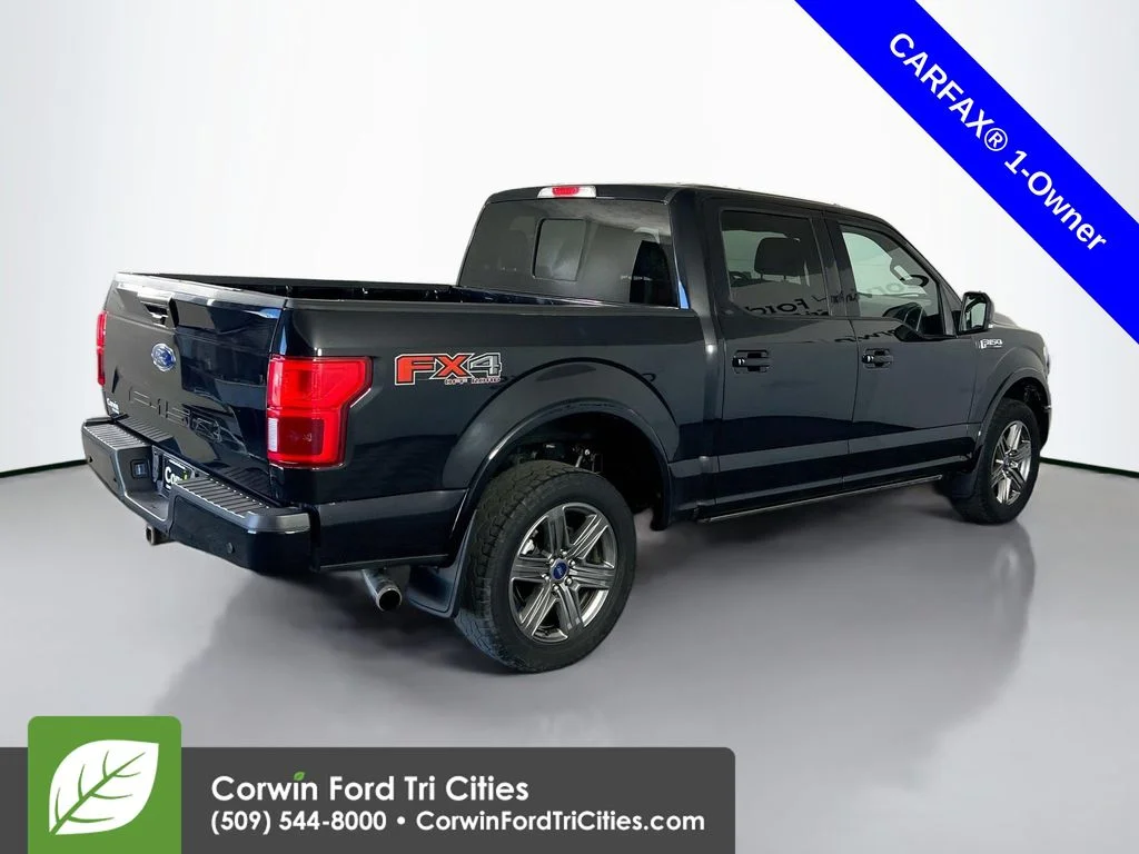 Used 2020 Agate Black Metallic Ford Lariat image 14