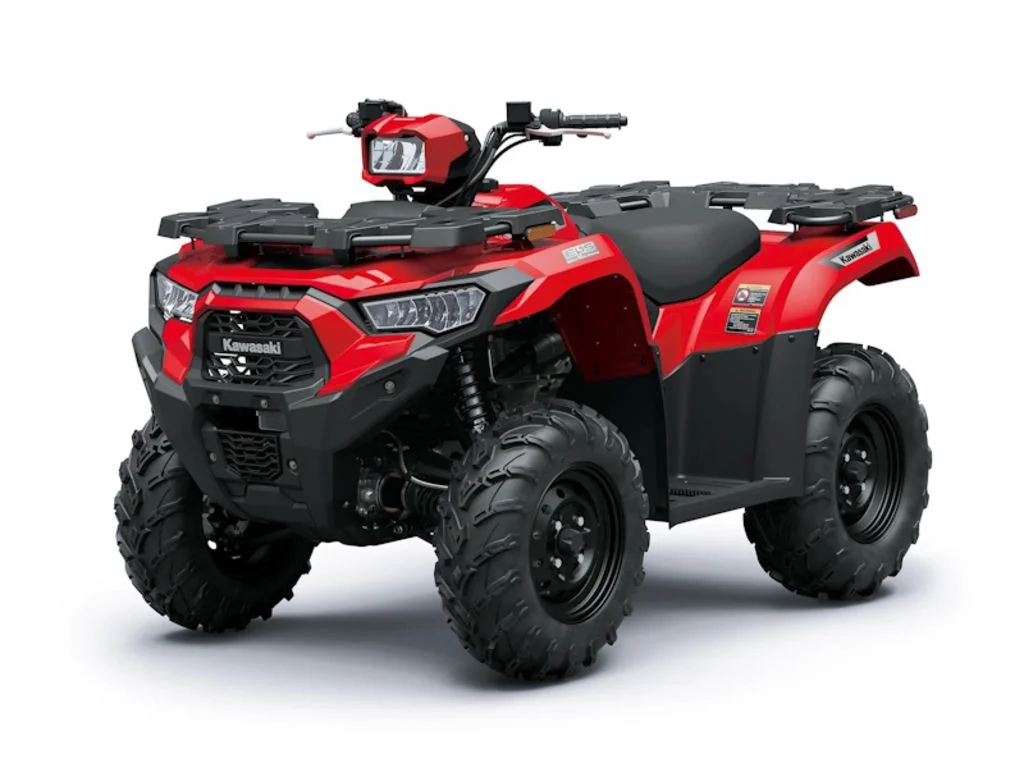 New 2026 FIRECRACKER RED Kawasaki 450 4x4 EPS image 1