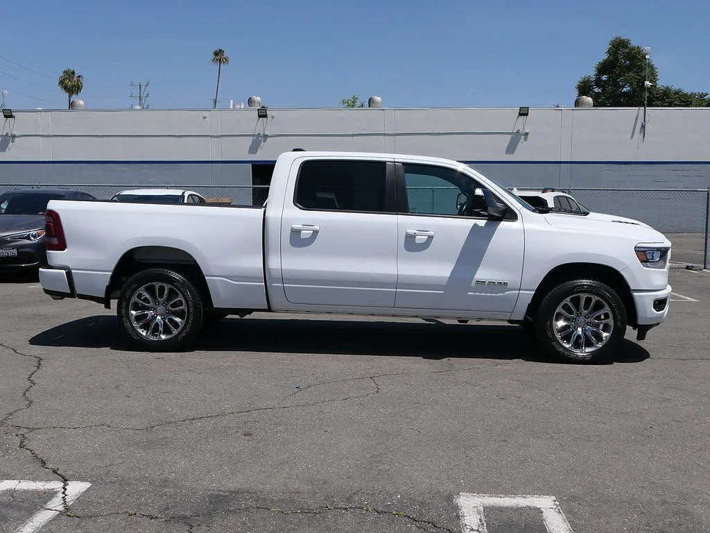 Used 2024 Bright White Clear Coat Ram Laramie image 3