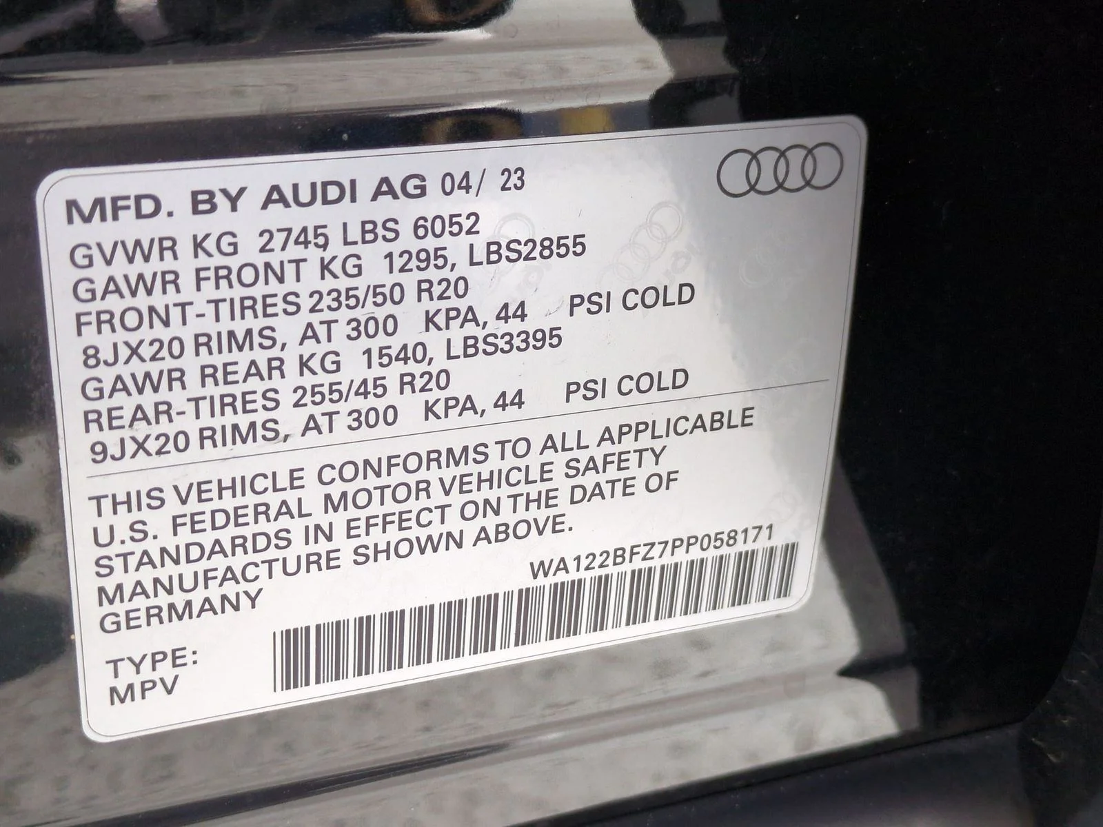 Used 2023 Black Audi Premium image 17