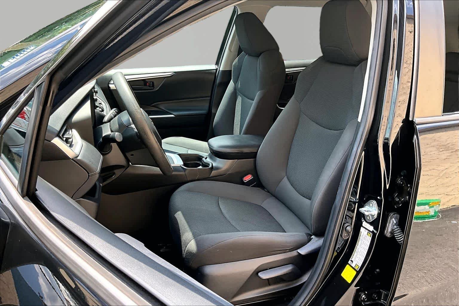Used 2021 Midnight Black Metallic Toyota LE image 8