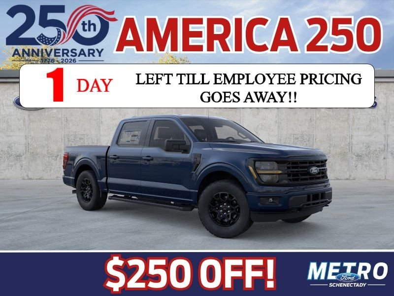 New 2026 Antimatter Blue Metallic Ford XLT image 1