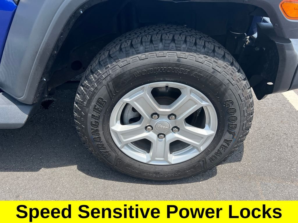 Used 2019 Ocean Blue Metallic Jeep Unlimited Sport S image 22