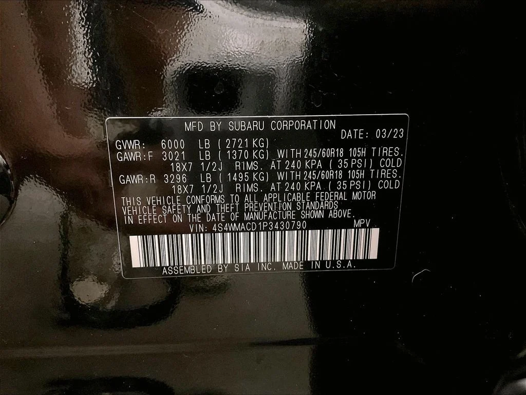 Used 2023 Black Subaru Premium image 41