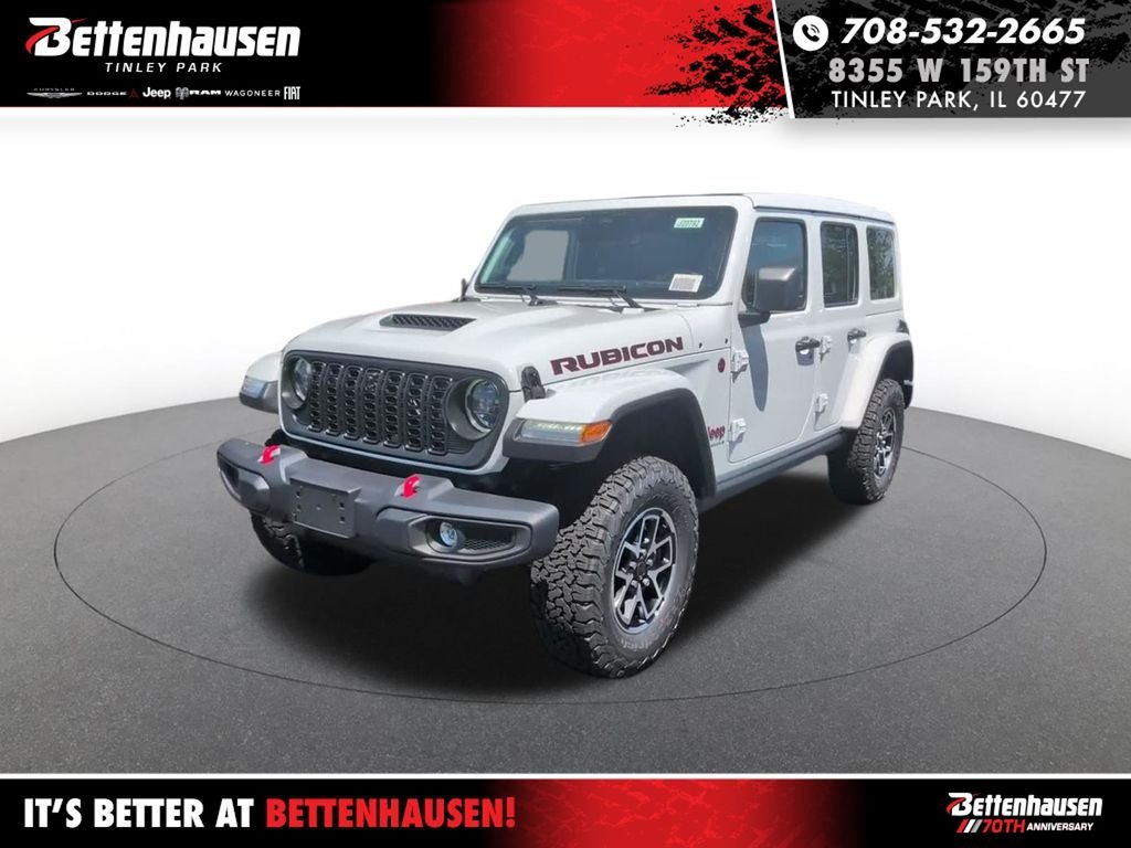 New 2026 Bright White Clearcoat Jeep Rubicon image 1
