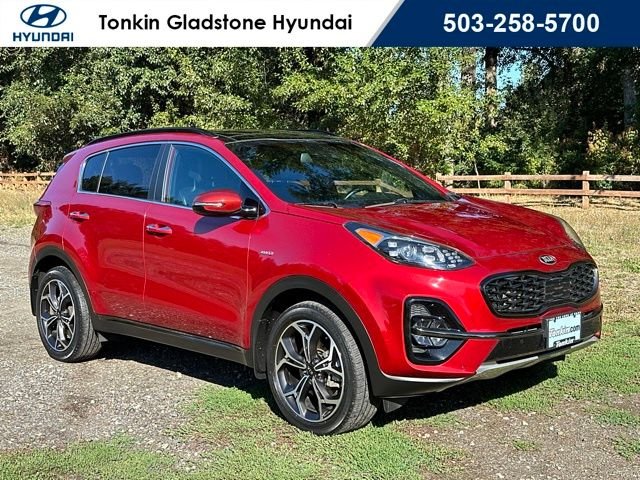 Used 2021 Hyper Red Kia SX image 1