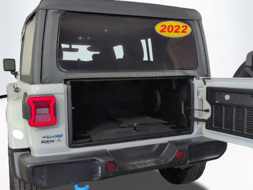 Used 2022 White Jeep Unlimited Sahara 4xe image 16