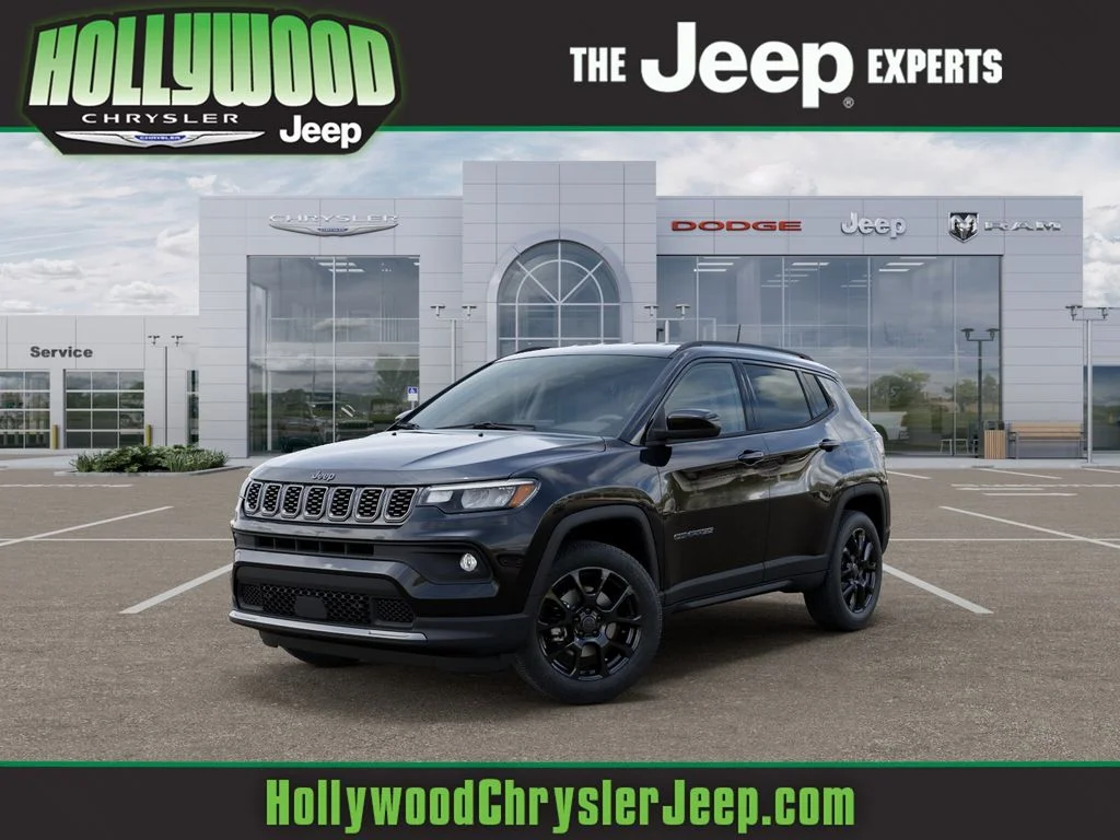 New 2026 Diamond Black Crystal Pearlcoat Jeep Latitude image 1