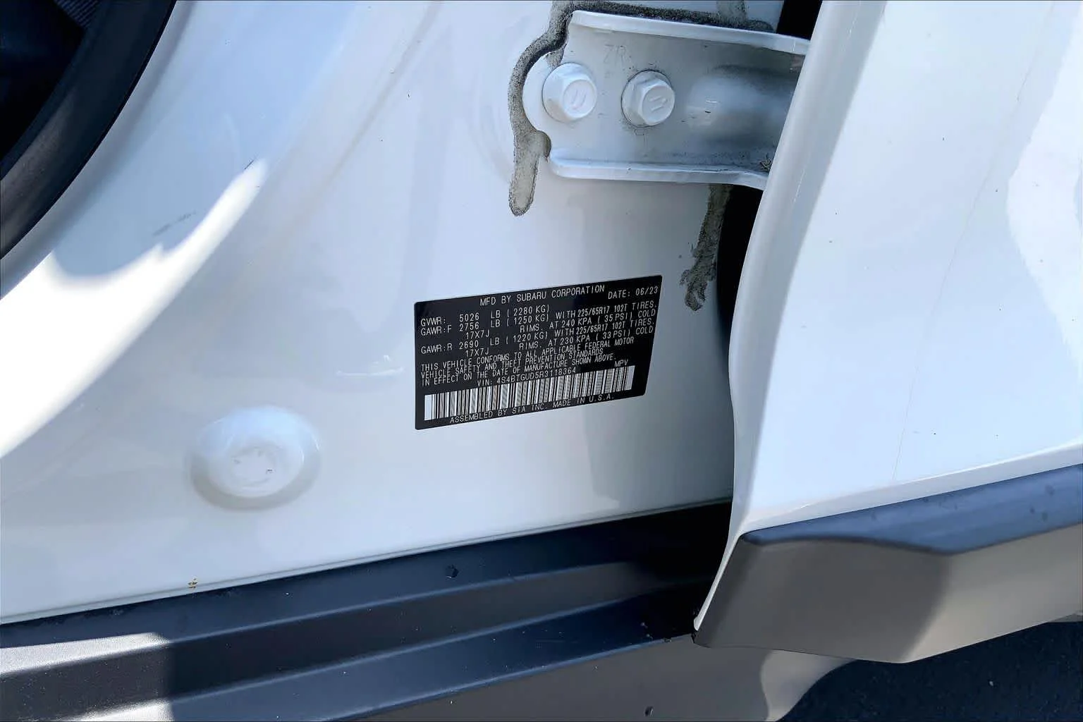Used 2024 Crystal White Pearl Subaru Wilderness image 34