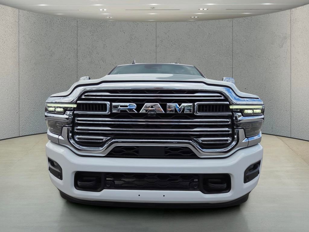 New 2026 Bright White Clear-Coat Exterior Paint RAM Laramie image 2