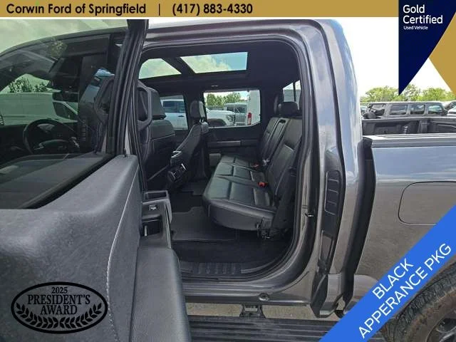 Used 2023 Carbonized Gray Metallic Ford Lariat image 13