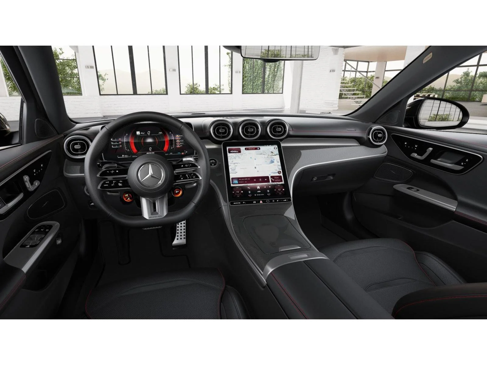 New 2026 POLAR WHITE Mercedes-Benz AMG® C 43 image 3
