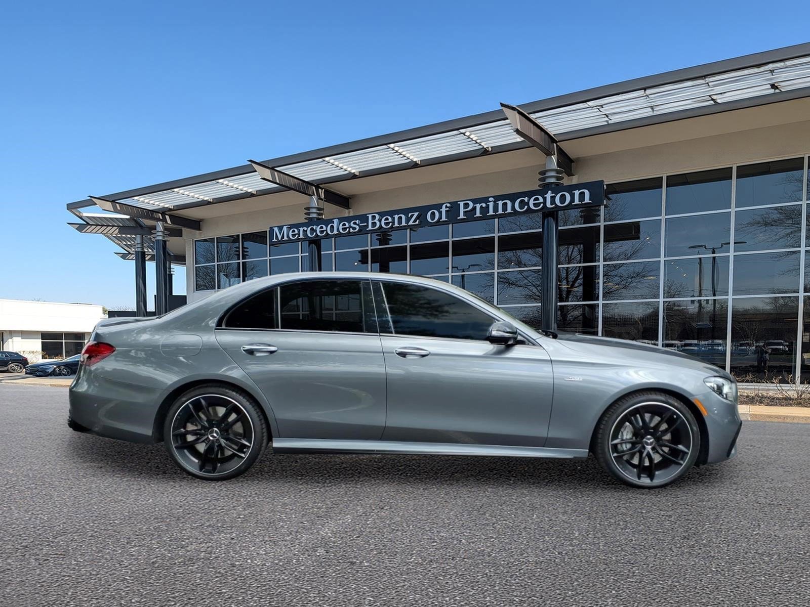 Certified Used 2022 Selenite Grey Metallic Mercedes-Benz AMG® E 53 4MATIC+ Sedan image 2