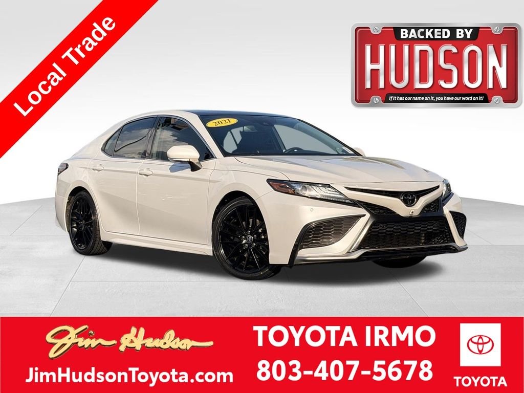 Certified Used 2021 Beige Toyota XSE image 1