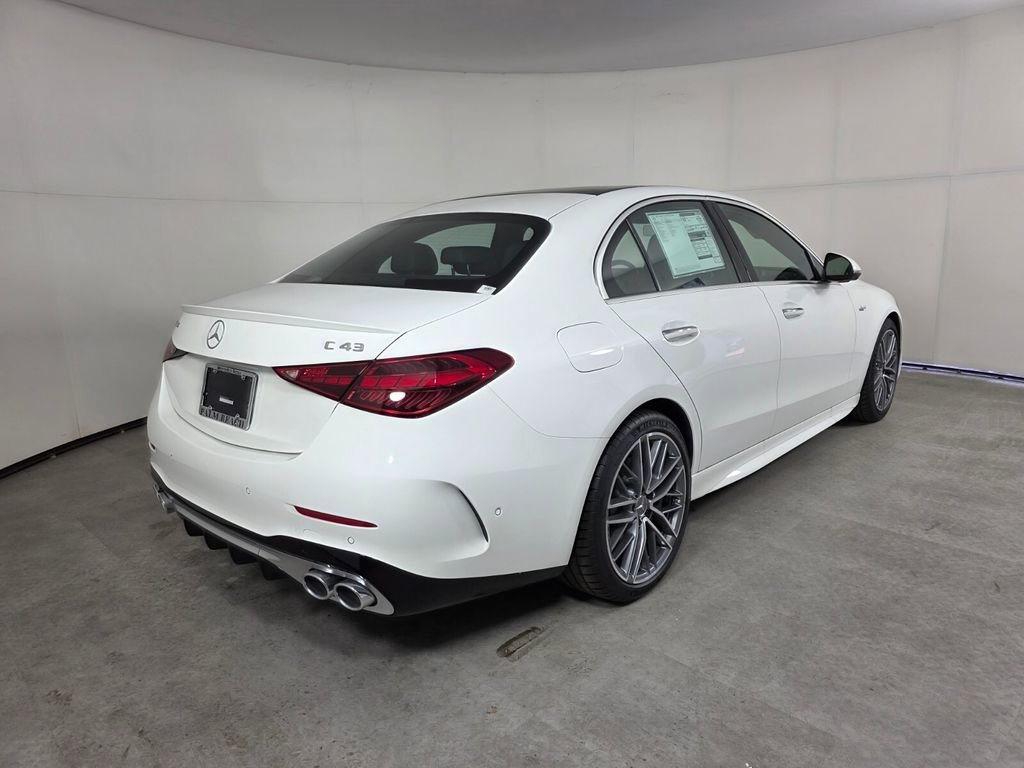 New 2026 Polar White Mercedes-Benz AMG® C 43 4MATIC® Sedan image 21