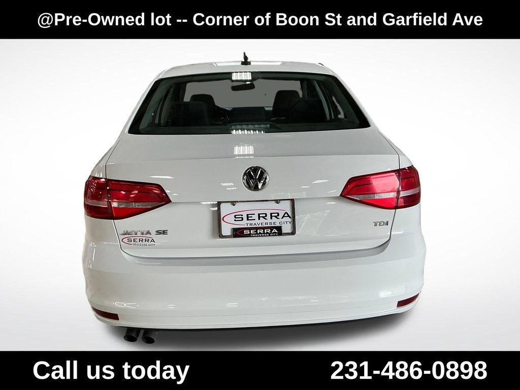 Used 2015 White Volkswagen 2.0L TDI S image 4