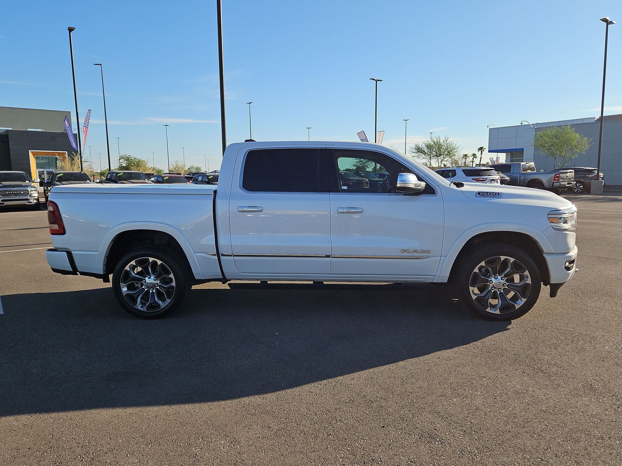Certified Used 2020 Off-white Ram Limited Crew Cab 4x4 5