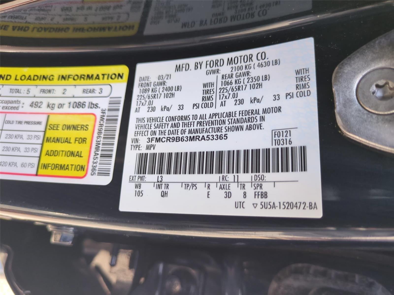 Used 2021 Alto Blue Metallic Tinted Clearcoat FORD BIGBEND image 42
