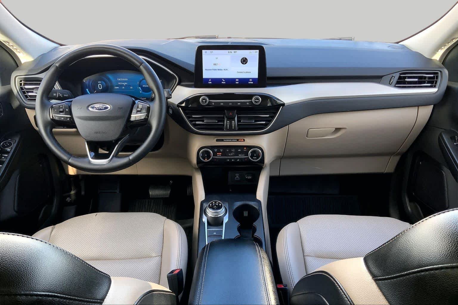 Used 2022 Star White Metallic Tri-Coat Ford SEL image 15