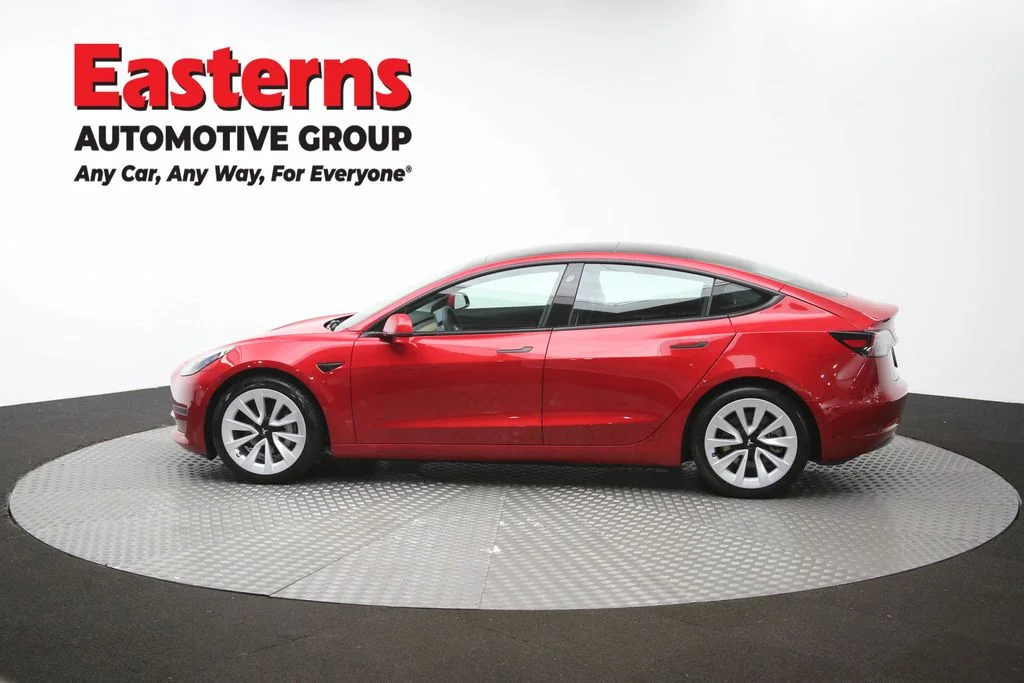 Used 2021 Red Tesla Standard Range Plus image 54