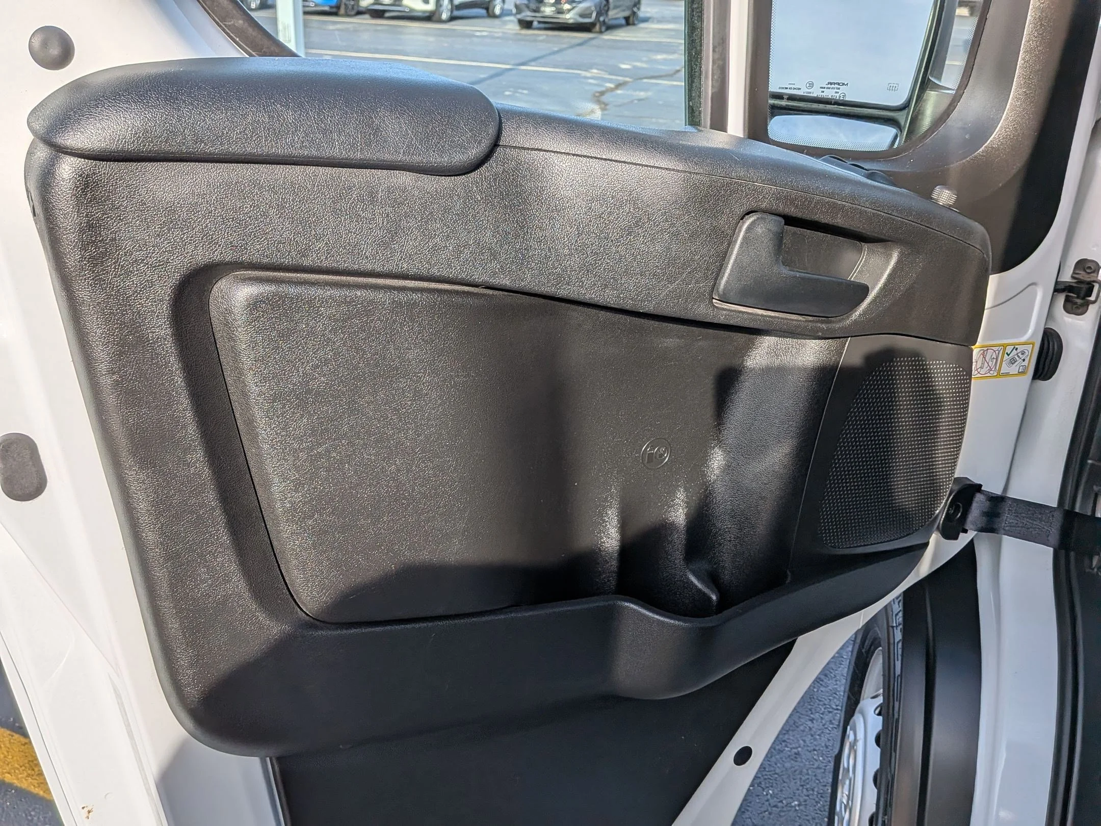 Used 2025 Bright White Clearcoat Ram High Roof image 9