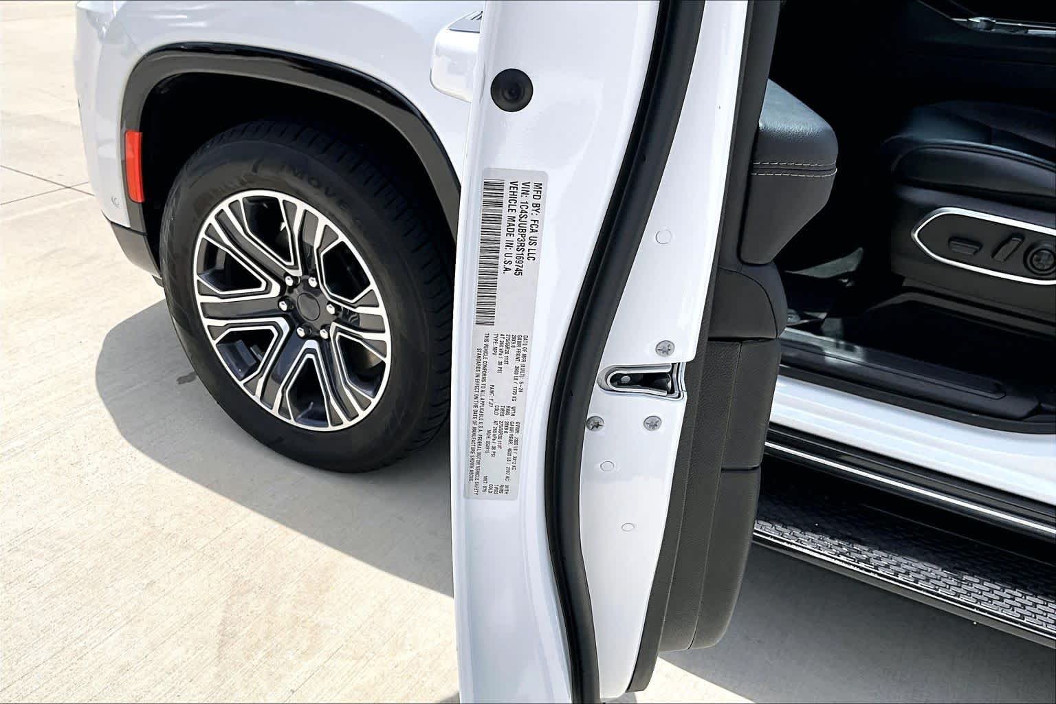 Used 2024 Bright White Clearcoat Jeep Series II image 34