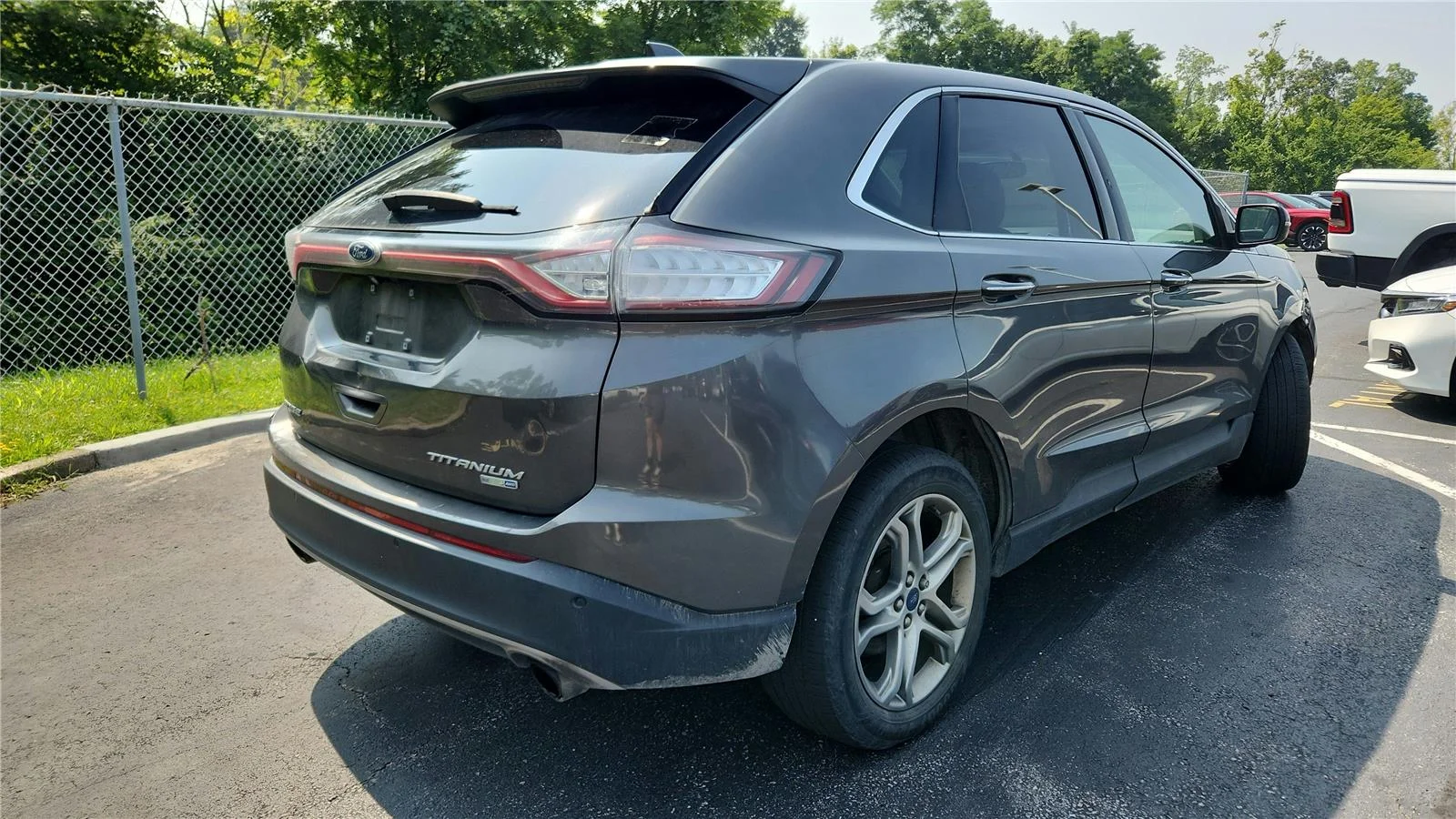 Used 2017 Ford Edge Titanium with VIN 2FMPK4K97HBC42513 for sale in Florence, KY