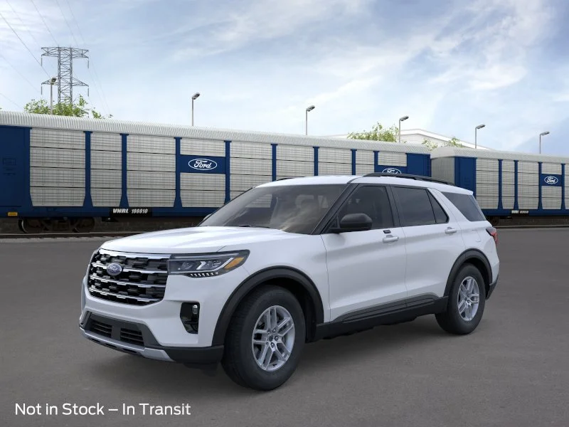 New 2026 Space White Metallic Ford Active image 1