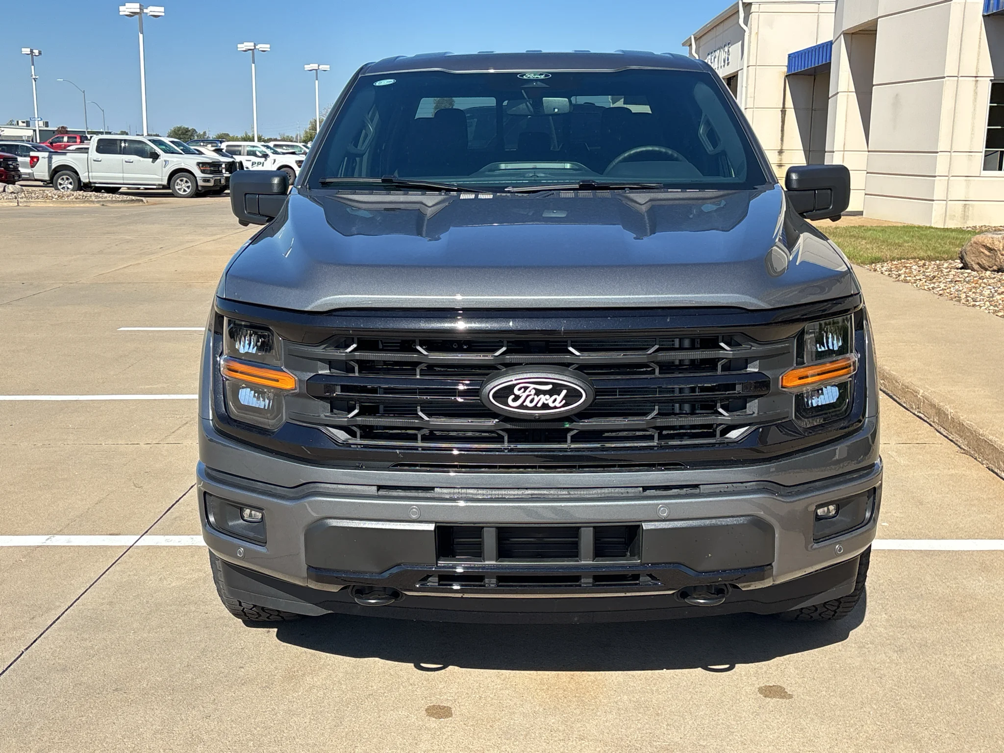 New 2026 Carbonized Gray Metallic Ford XLT image 3