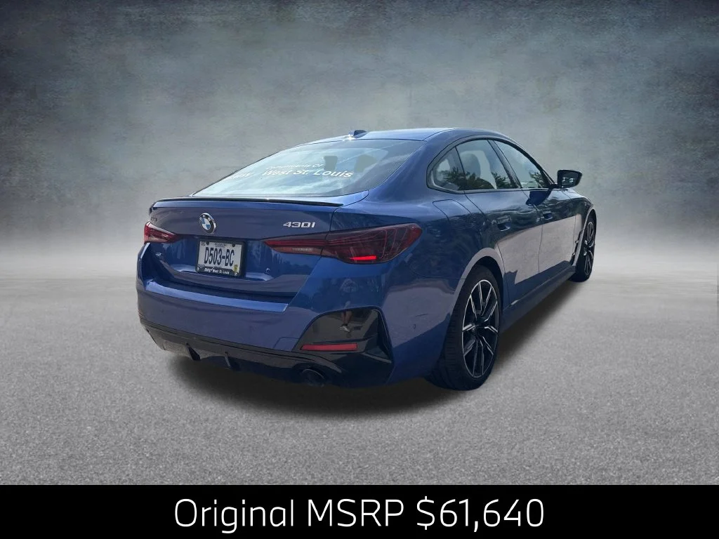 Certified Used 2026 Blue BMW 430i xDrive Gran Coupe image 6