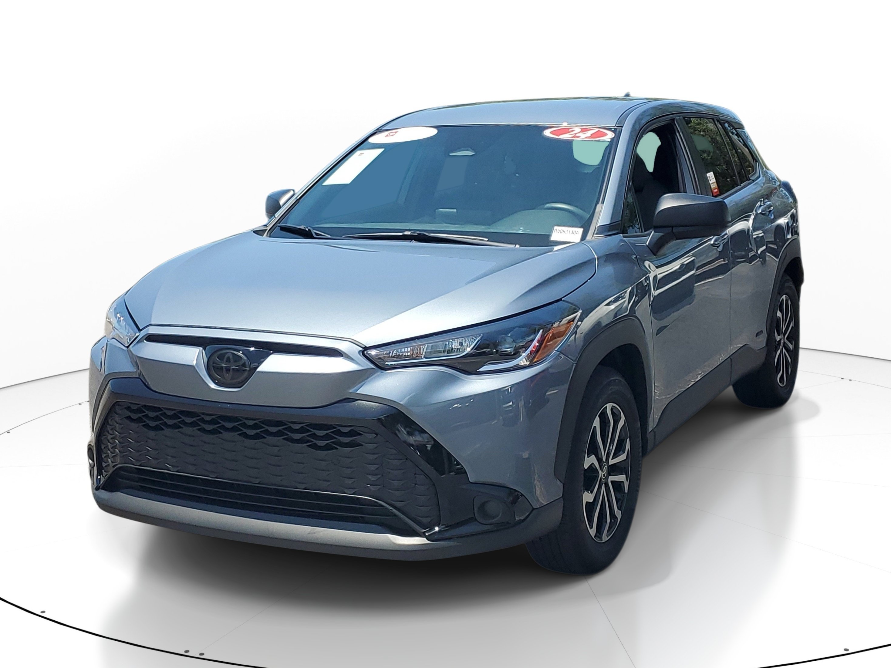 Used 2024 Celestite Toyota Hybrid SE image 2