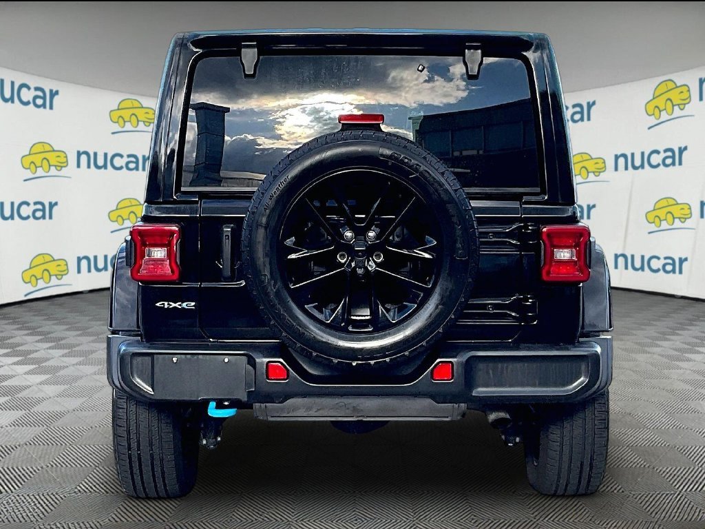 Used 2024 Black Jeep Sahara 4xe image 5