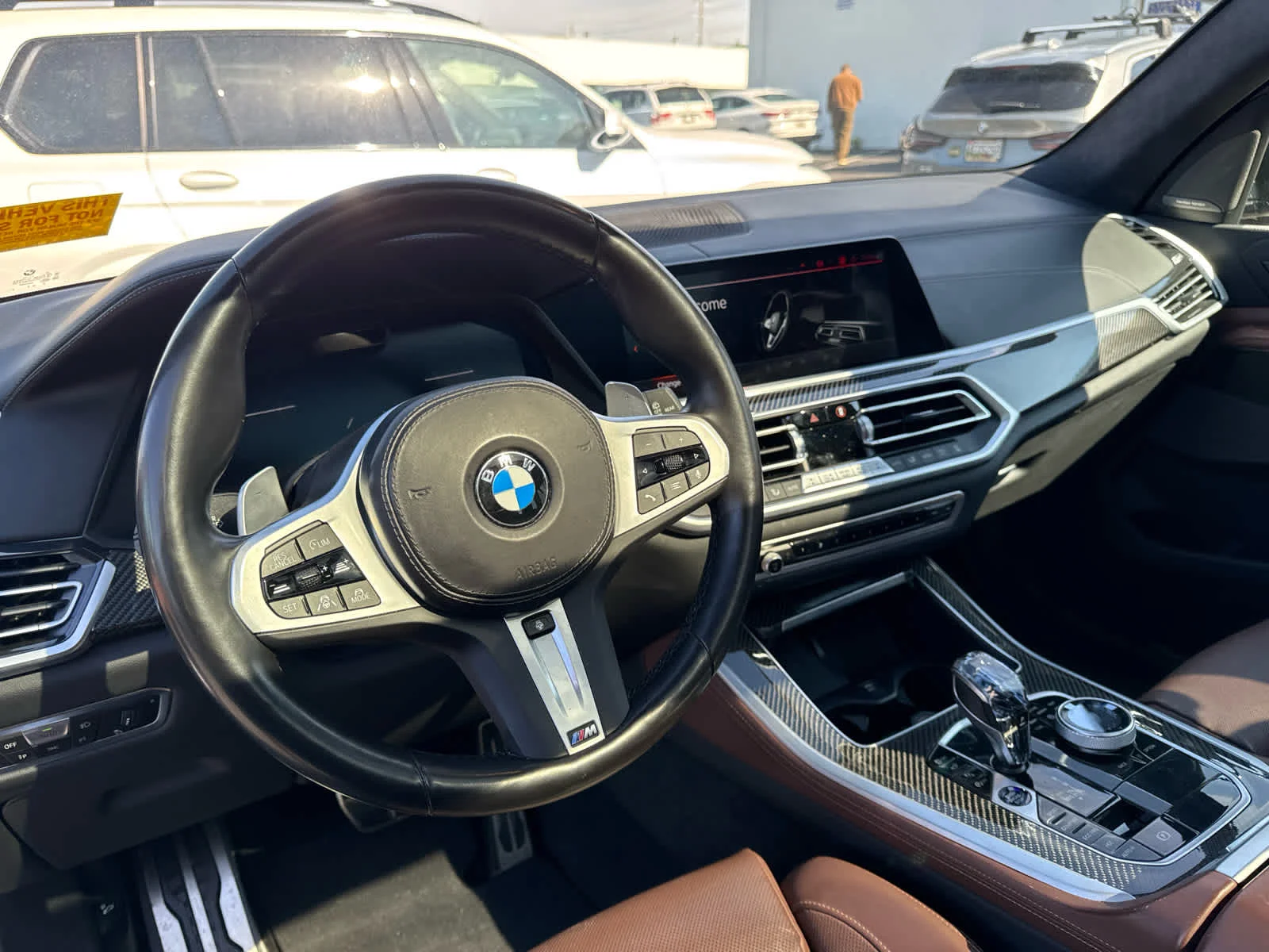 Used 2022 Tanzanite Blue II Metallic BMW M50i image 21