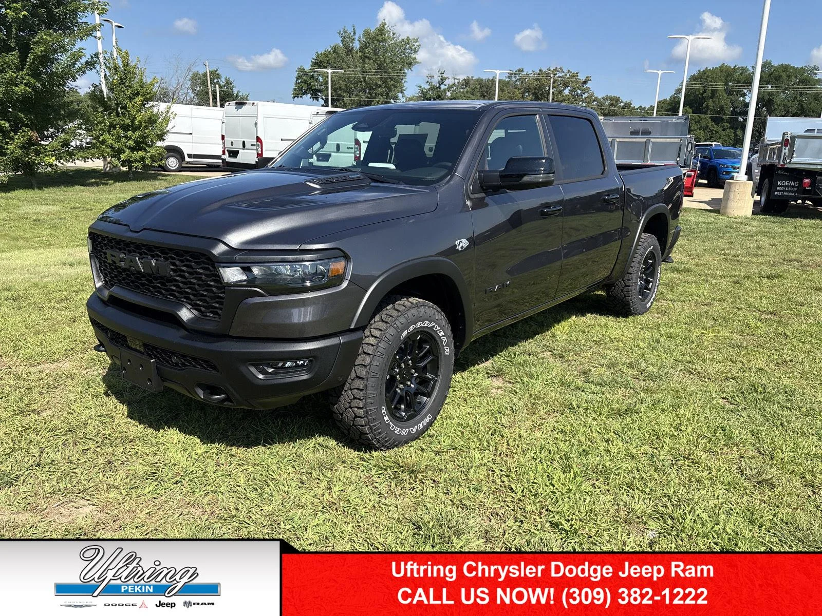 New 2026 Granite Crystal Metallic Clearcoat Ram Rebel image 1