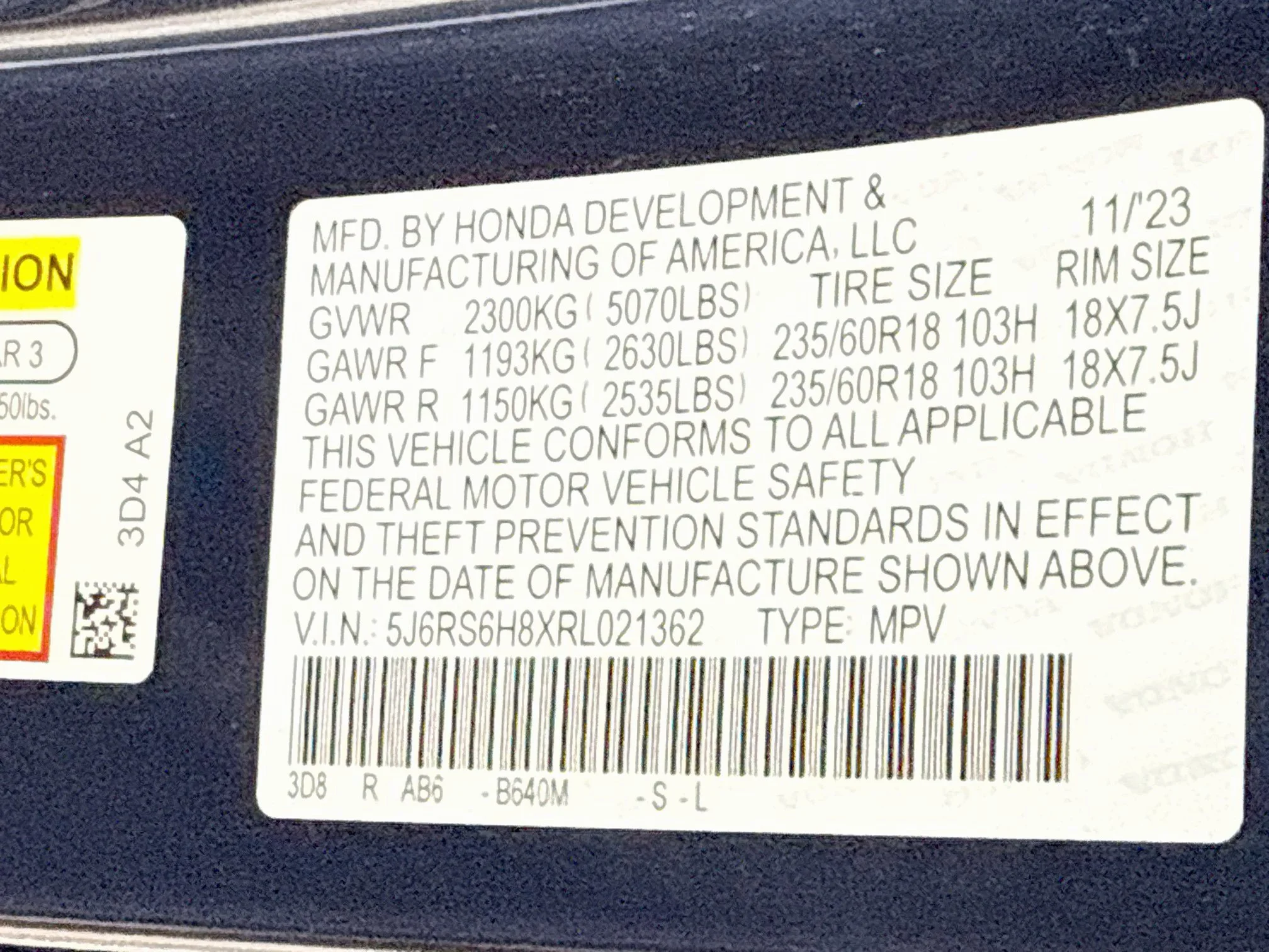 Used 2024 Blue Honda Sport-L image 33