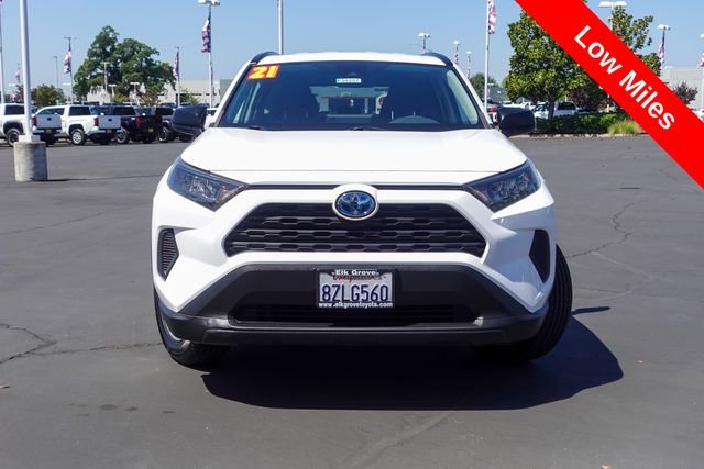 Certified Used 2021 White Toyota LE image 3