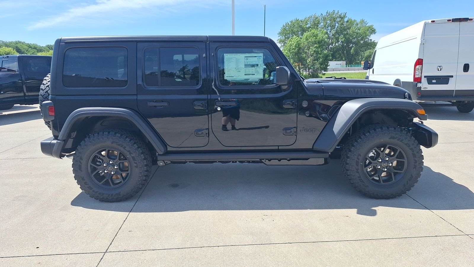 New 2026 Black Clear-Coat Exterior Paint Jeep Willys image 3