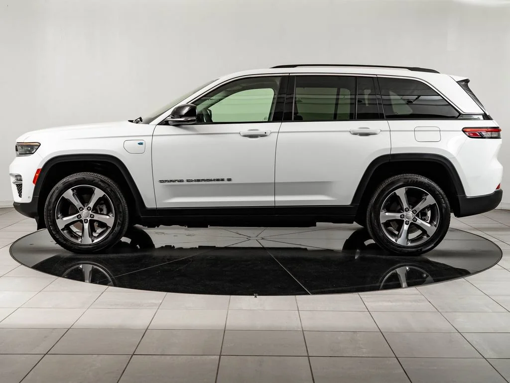 Used 2022 Bright White Clearcoat Jeep 4xe image 5