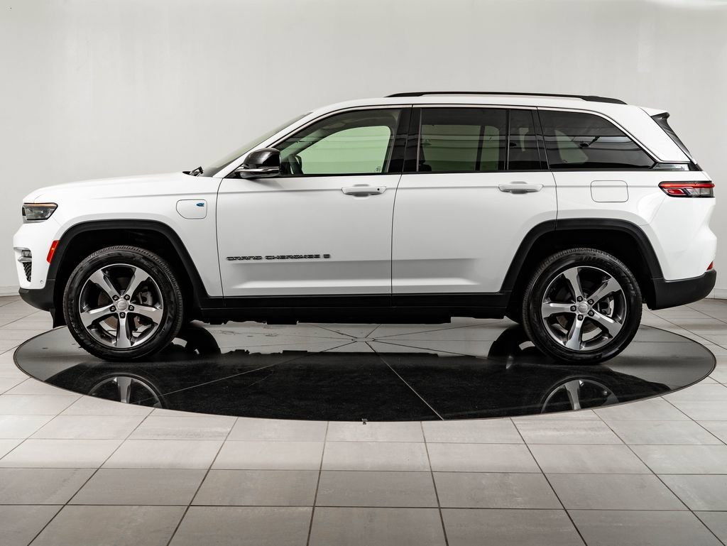 Used 2022 Bright White Clearcoat Jeep 4xe image 5
