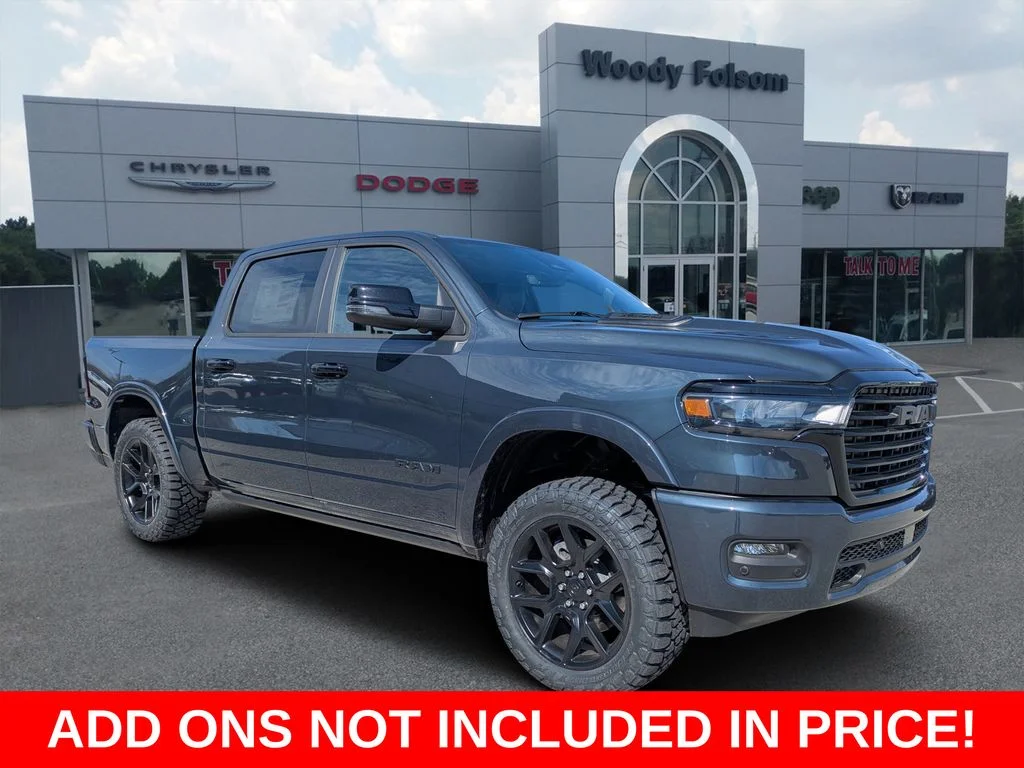 New 2026 Forged Blue Metallic Exterior Paint RAM Laramie image 1