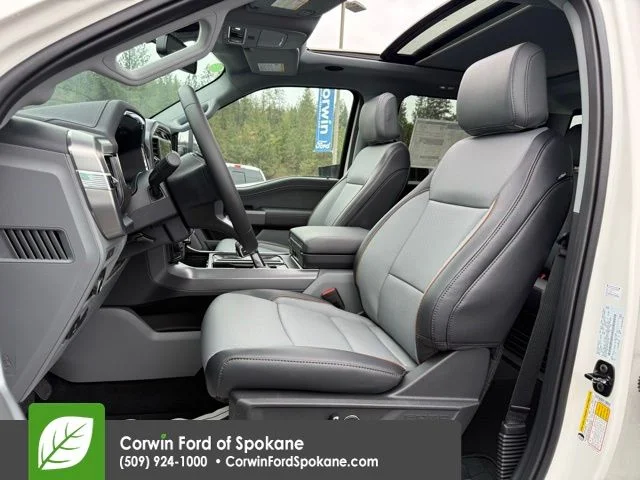 New 2026 Star White Metallic Tri-Coat Ford Lariat® image 2
