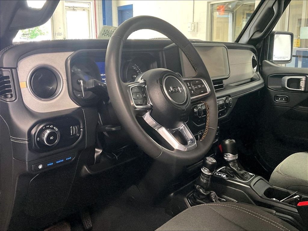 Used 2024 Black Jeep Sahara 4xe image 8