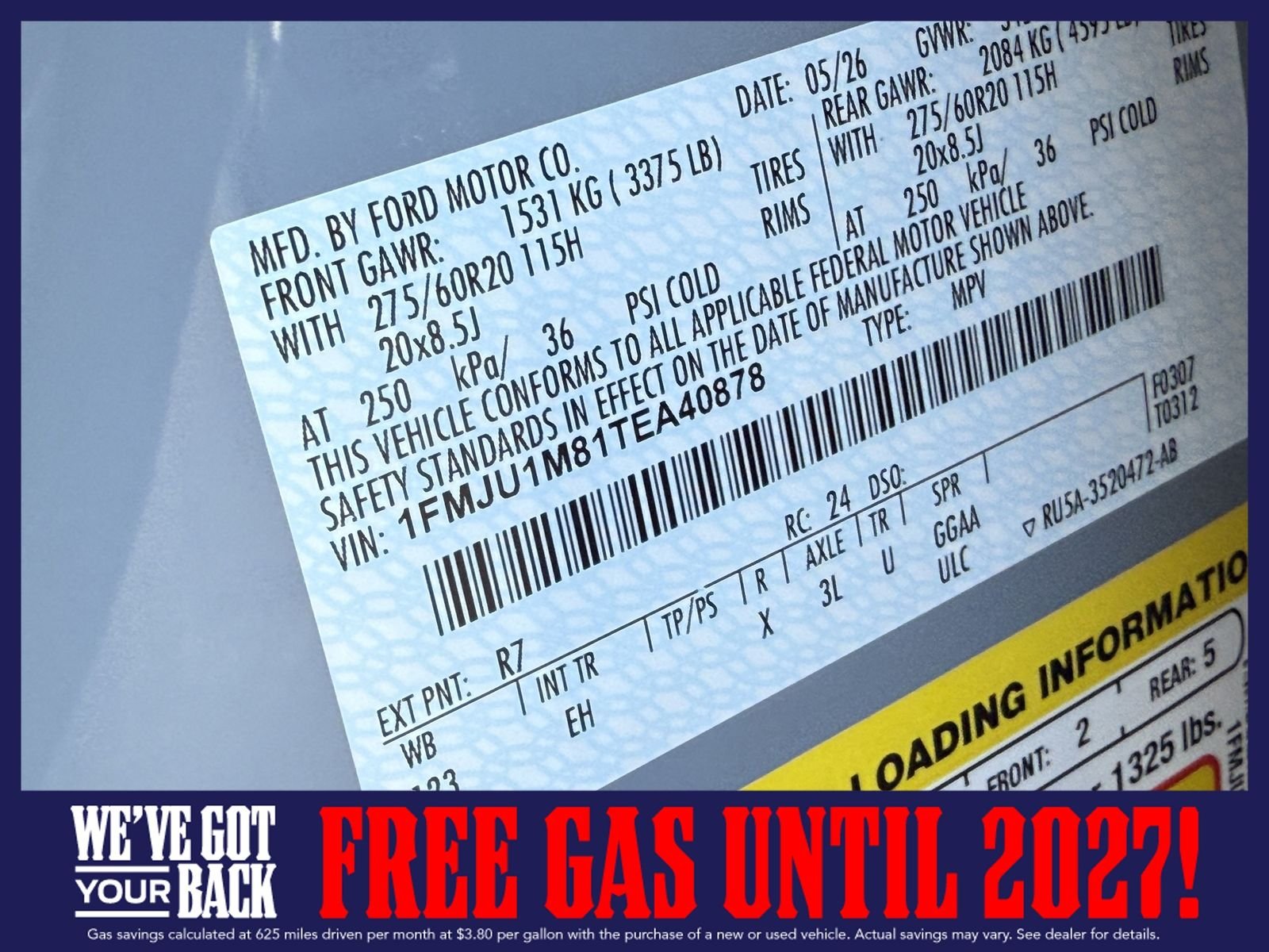 New 2026 Glacier Gray Metallic Tri-Coat Ford Platinum image 33