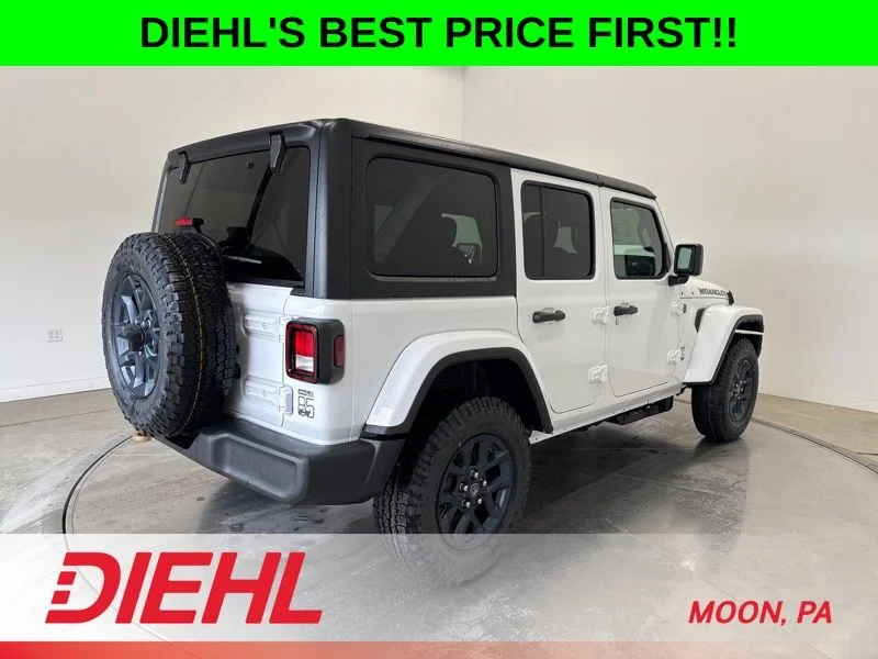 New 2026 Bright White Clear-Coat Exterior Paint Jeep 85th Anniversary Edition image 7