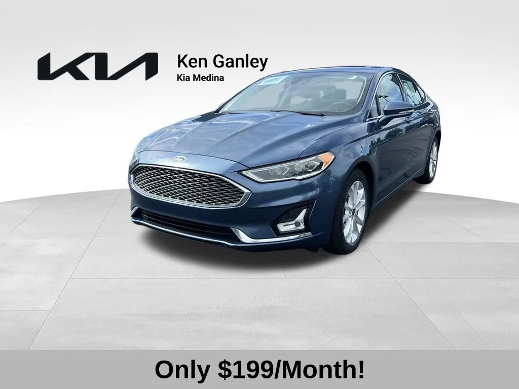 Used 2019 Blue Ford Titanium image 1